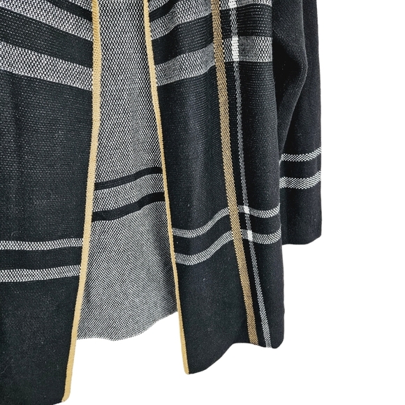 Charter Club plaid long sleeve cardigan sweater size L - Picture 5 of 9